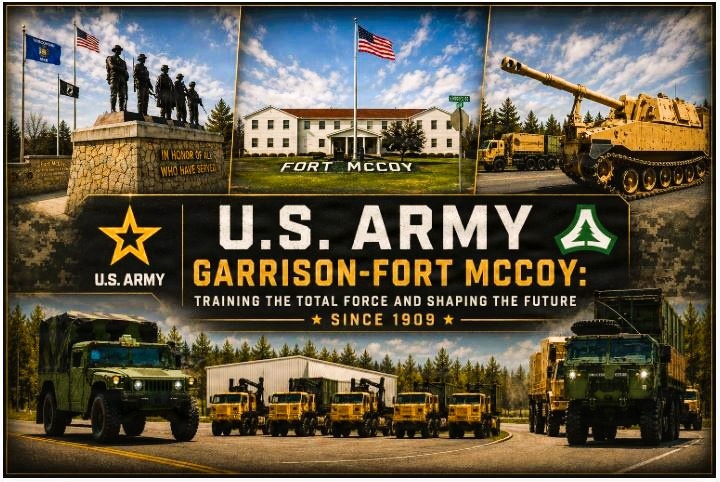 U.S. Army Garrison-Fort McCoy: Training the Total Force and Shaping the Future since 1909