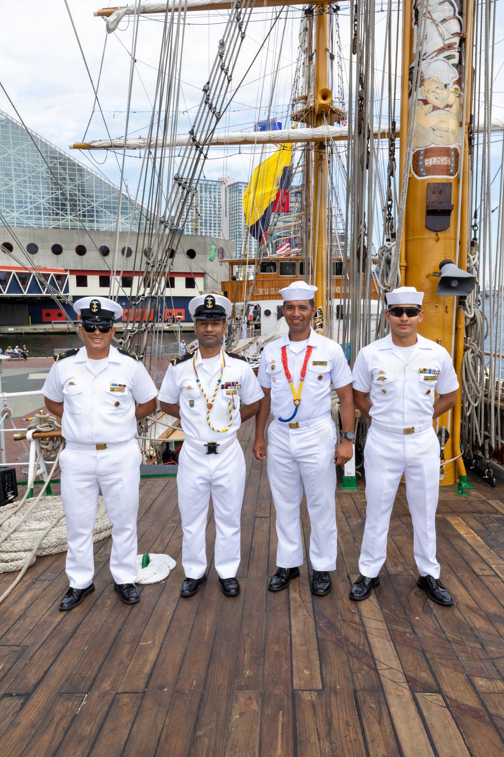 Ecuadorian Sail Training Ship BAE Guayas Welcomes Visitors During SAIL250 Maryland