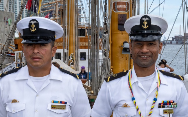 Ecuadorian Sail Training Ship BAE Guayas Welcomes Visitors During SAIL250 Maryland