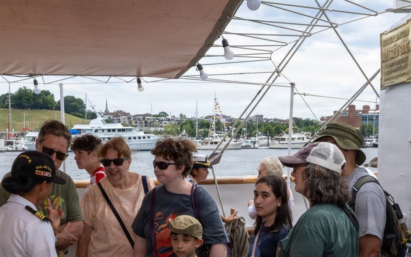 Ecuadorian Sail Training Ship BAE Guayas Welcomes Visitors During SAIL250 Maryland