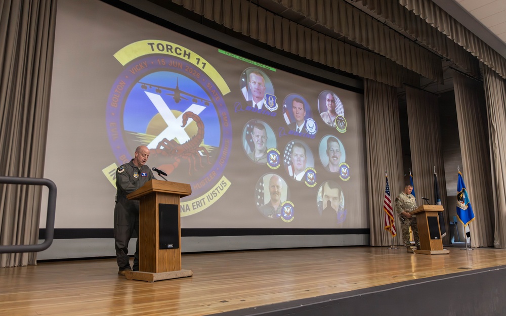 412th Test Wing command team address Airmen at Commander’s Call