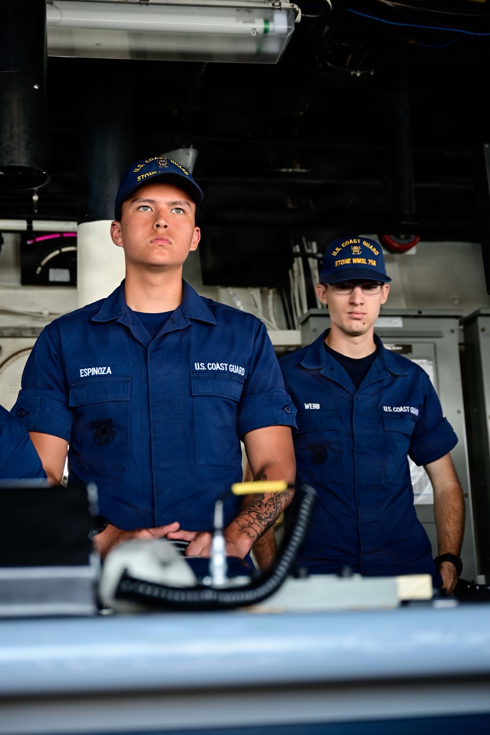 FLEETEX 250: USCGC Stone (WMSL 758) hosts African partner navies for joint operations off Virginia coast