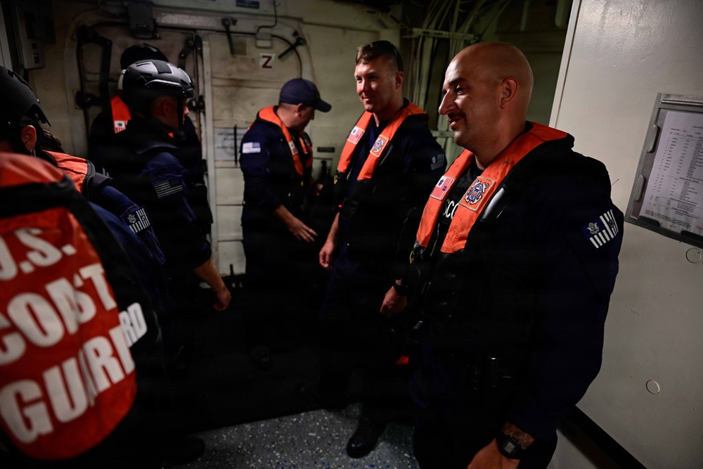 FLEETEX 250: USCGC Stone (WMSL 758) hosts African partner navies for joint operations off Virginia coast