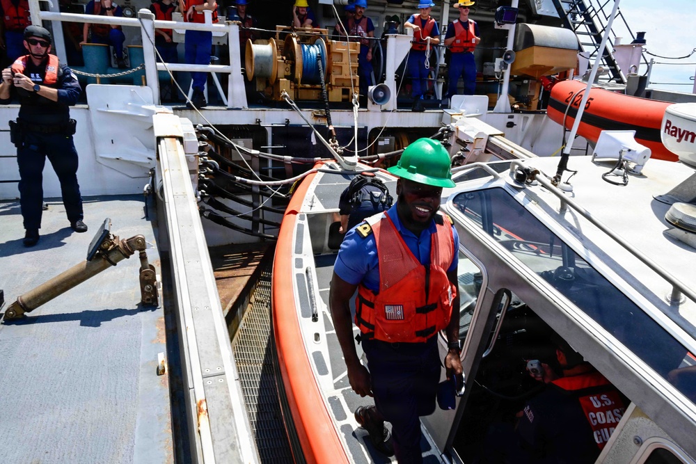 FLEETEX 250: USCGC Stone (WMSL 758) hosts African partner navies for joint operations off Virginia coast