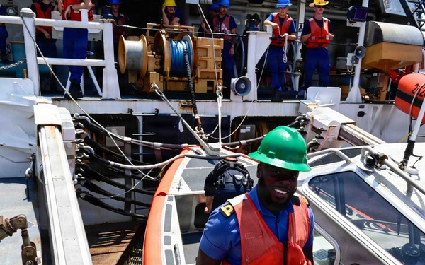 FLEETEX 250: USCGC Stone (WMSL 758) hosts African partner navies for joint operations off Virginia coast