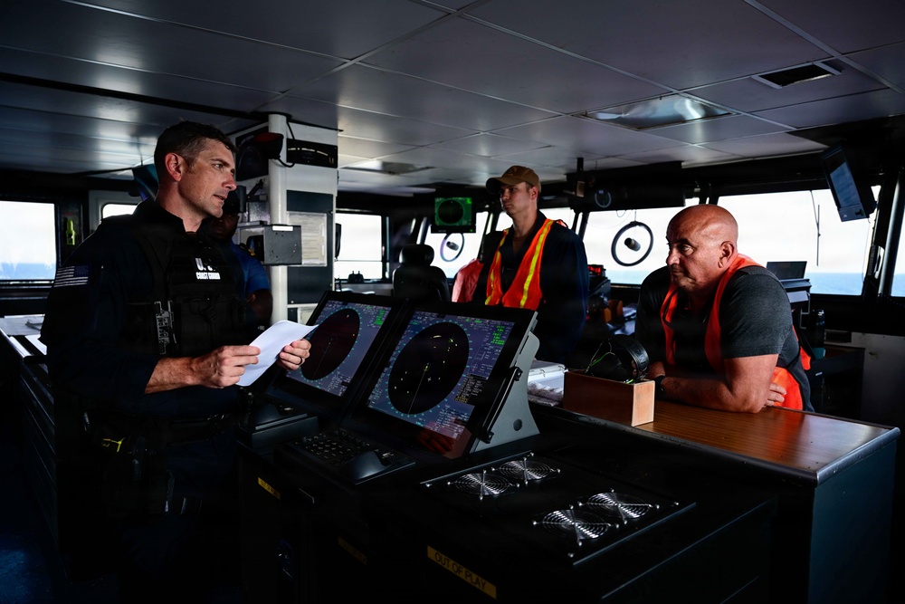 FLEETEX 250: USCGC Stone (WMSL 758) hosts African partner navies for joint operations off Virginia coast