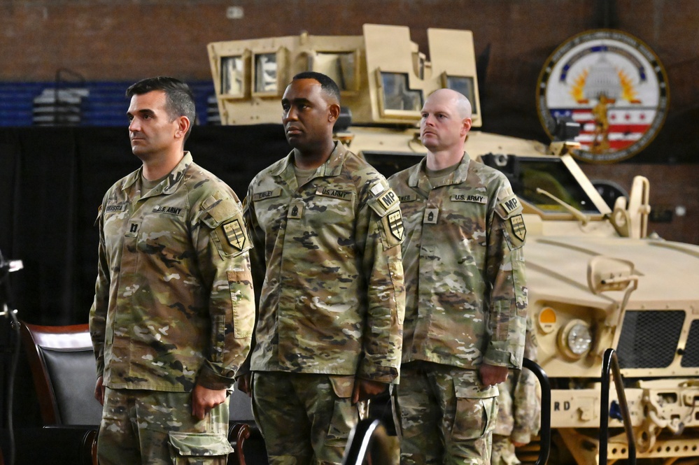 273rd Military Police Company Change of Responsibility Ceremony