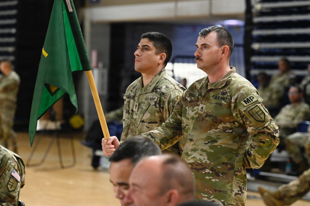 273rd Military Police Company Change of Responsibility Ceremony
