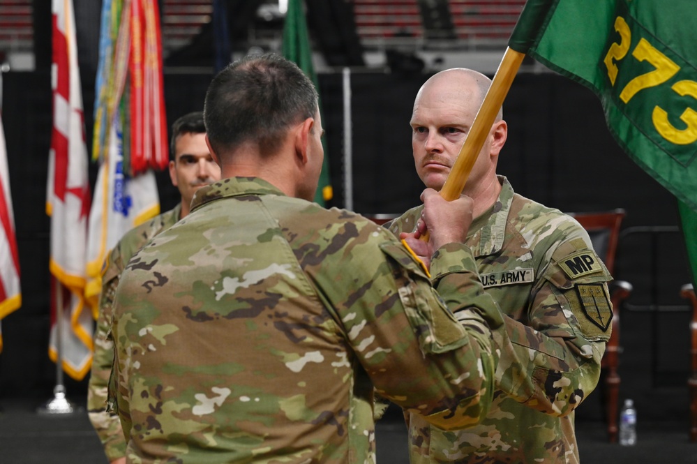 273rd Military Police Company Change of Responsibility Ceremony