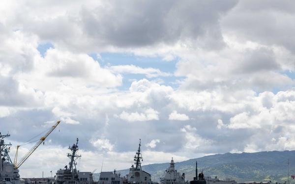 USS Columbia Departs Joint Base Pearl Harbor-Hickam in preparation for RIMPAC 26