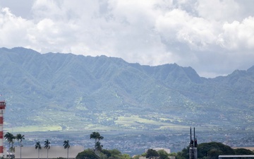 USS Columbia departs Joint Base Pearl Harbor-Hickam in preparation for RIMPAC 26
