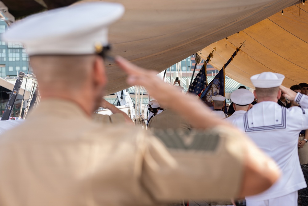 Fleet Week Baltimore hosts enlistment and reenlistment ceremony