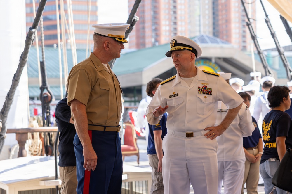 Fleet Week Baltimore hosts enlistment and reenlistment ceremony