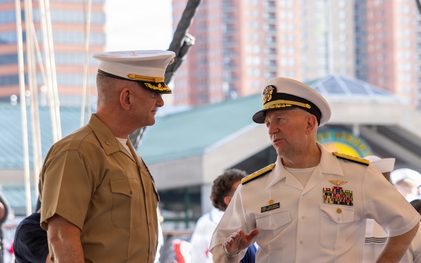 Fleet Week Baltimore hosts enlistment and reenlistment ceremony