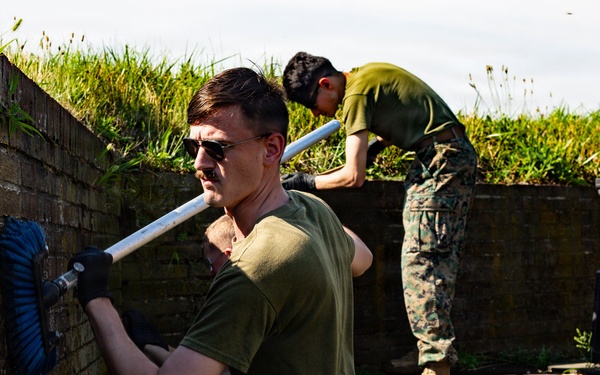 Sail 250 Fort McHenry clean up