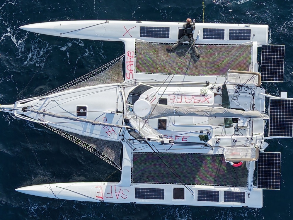 U.S., Canadian, Japan Coast Guards rescue 3 people from disabled vessel in  North Pacific Ocean