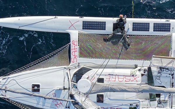 U.S., Canadian, Japan Coast Guards rescue 3 people from disabled vessel in  North Pacific Ocean