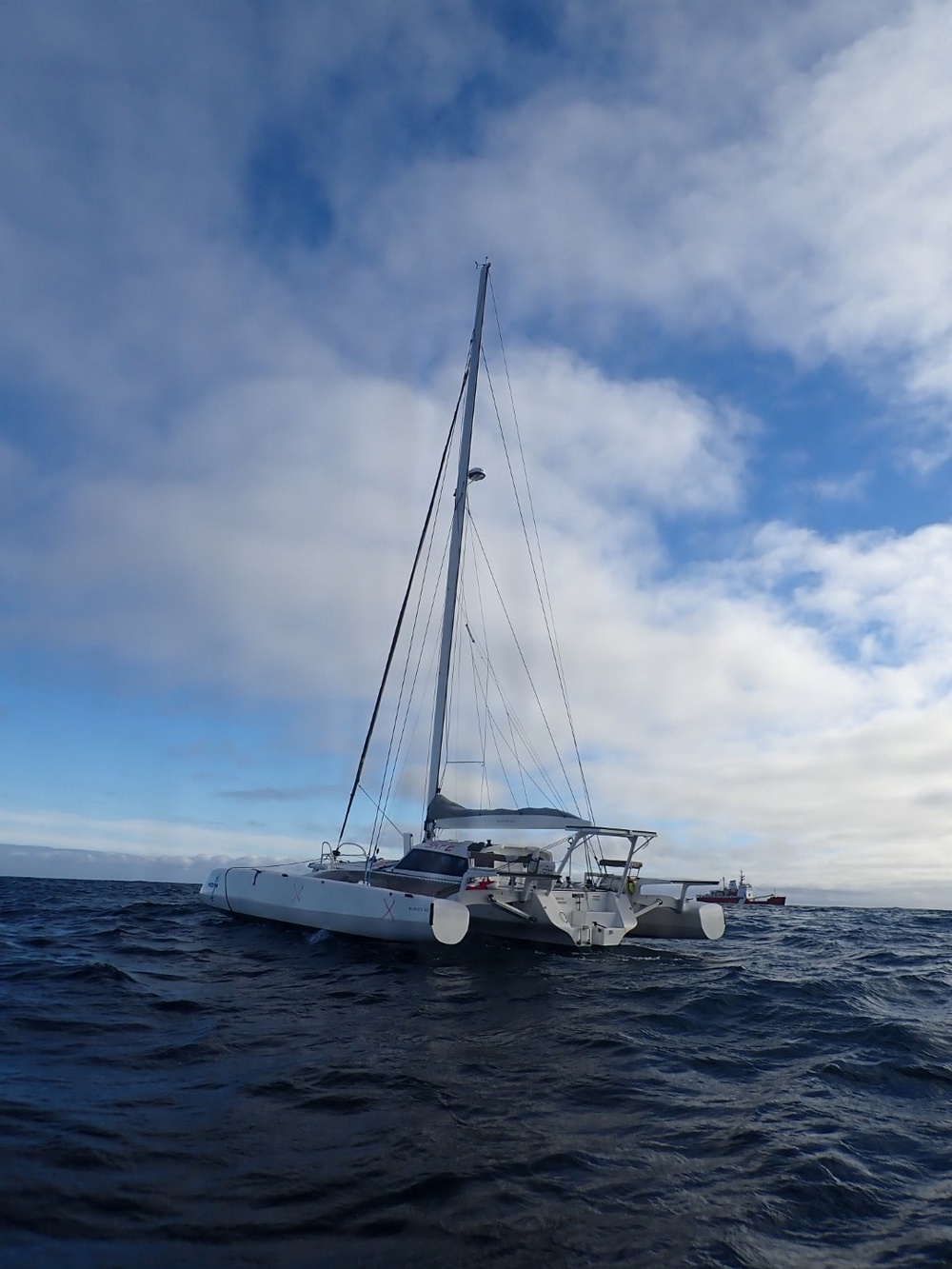 U.S., Canadian, Japan Coast Guards rescue 3 people from disabled vessel in  North Pacific Ocean
