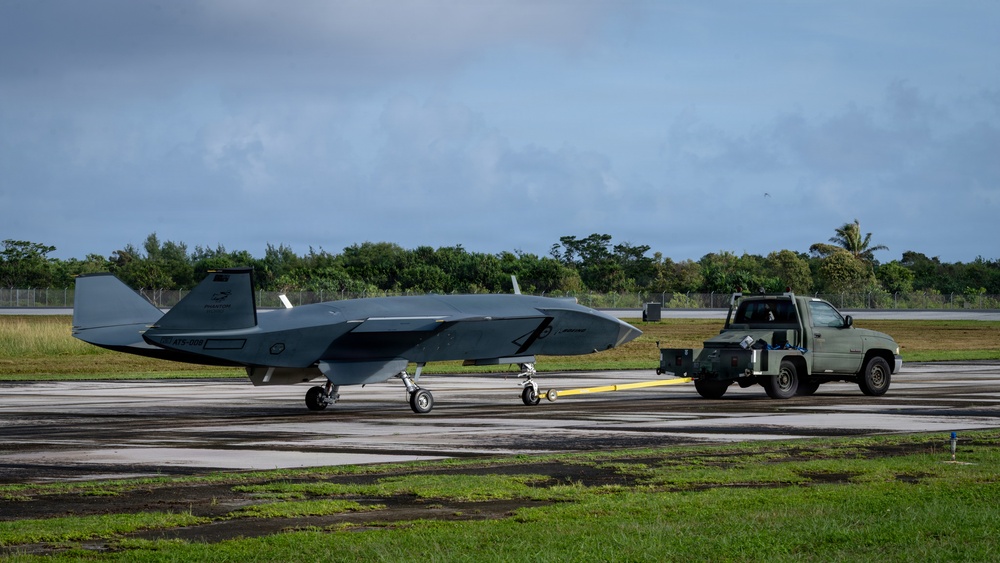 MQ-28 Ghost Bat takes flight during Exercise Valiant Shield 2026