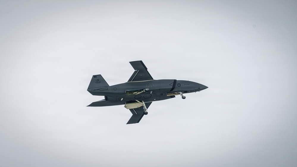 MQ-28 Ghost Bat takes flight during Exercise Valiant Shield 2026