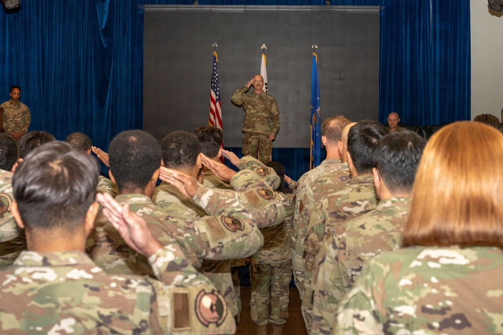 51st CS Change of Command Ceremony