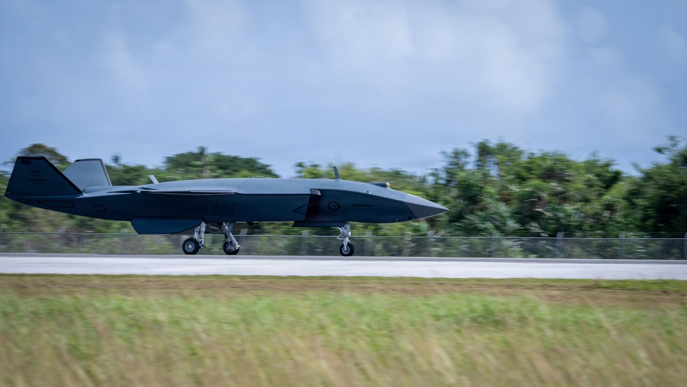 MQ-28 Ghost Bat takes flight during Exercise Valiant Shield 2026