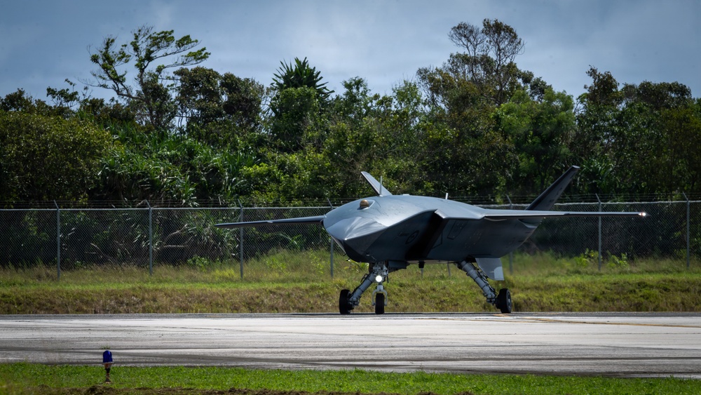 MQ-28 Ghost Bat takes flight during Exercise Valiant Shield 2026