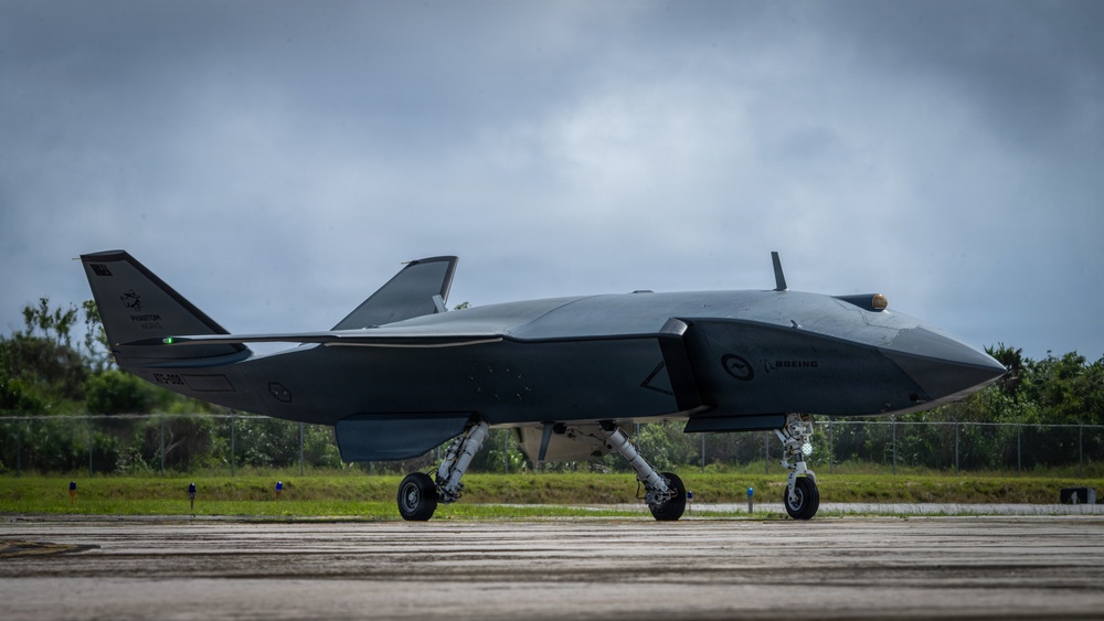 MQ-28 Ghost Bat takes flight during Exercise Valiant Shield 2026