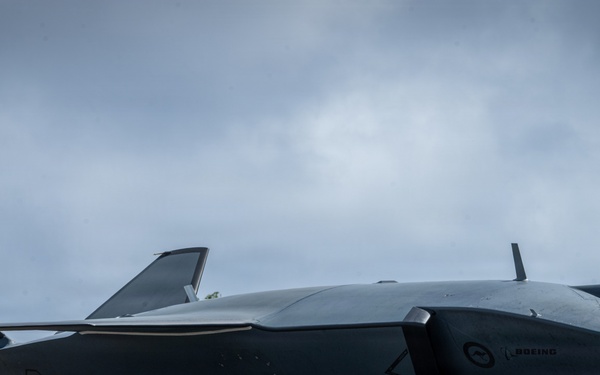 MQ-28 Ghost Bat takes flight during Exercise Valiant Shield 2026