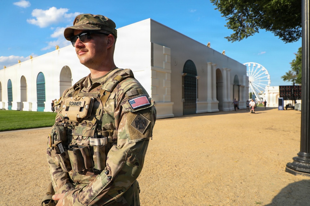 JTF-DC National Guardsmen Support Freedom 250 Great American State Fair