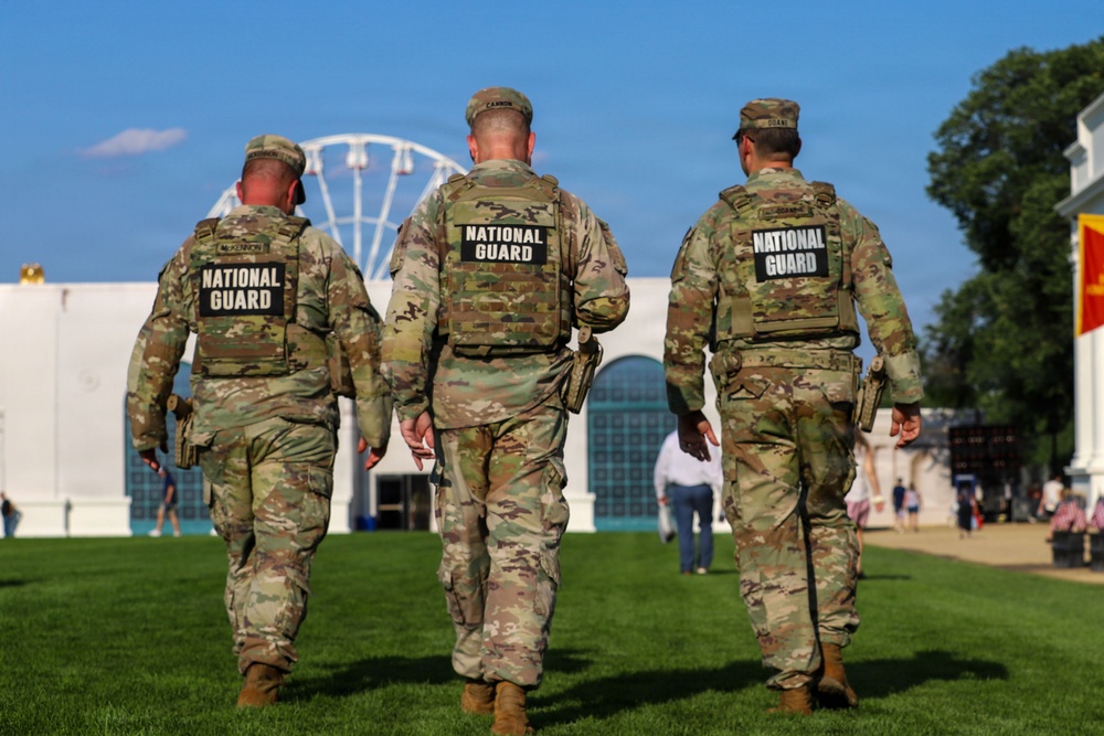 JTF-DC National Guardsmen Support Freedom 250 Great American State Fair
