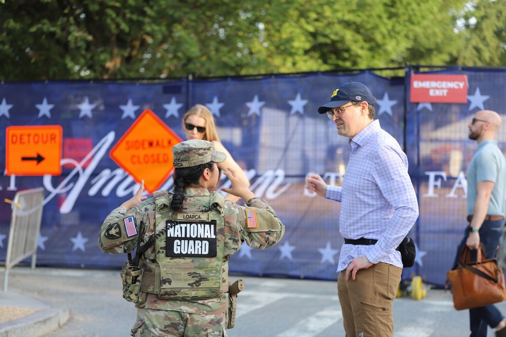 JTF-DC National Guardsmen Support Freedom 250 Great American State Fair