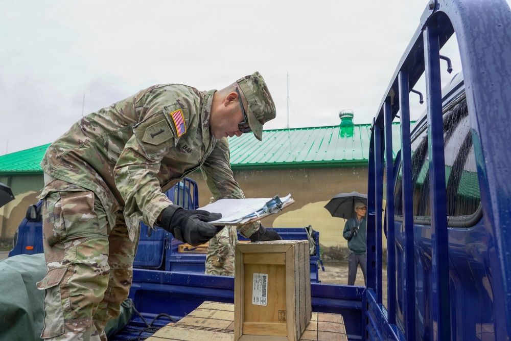 MacArthur recipient leads ammunition transfer