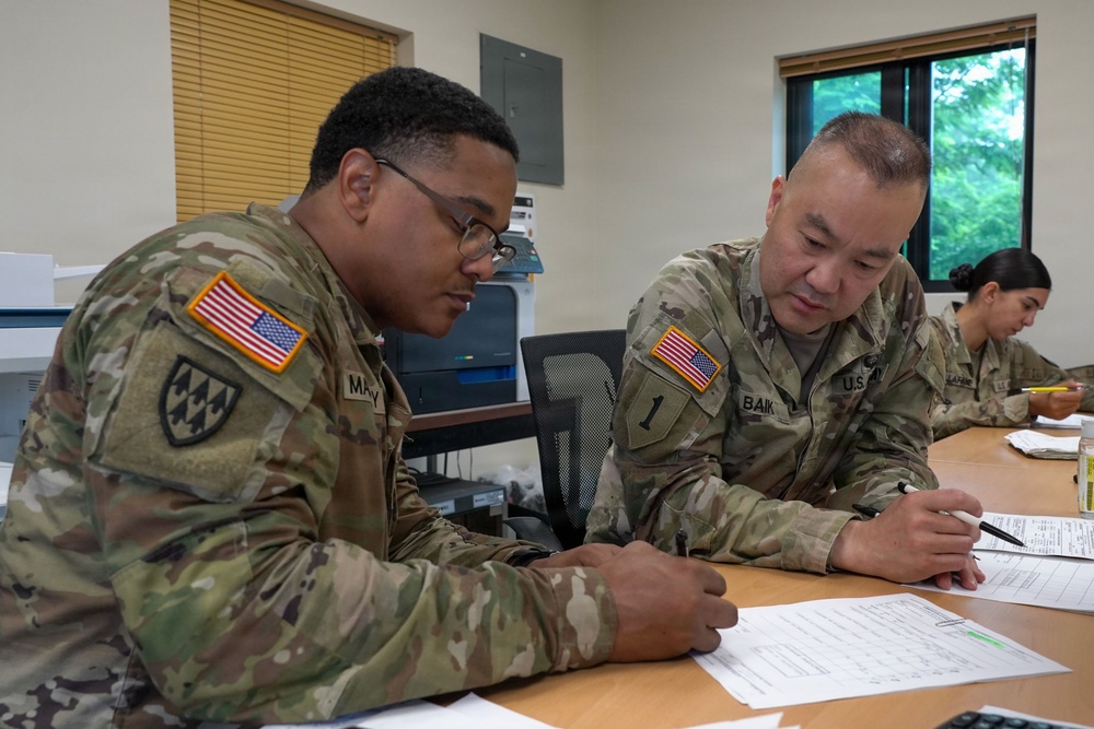 Finalizing transfer paperwork