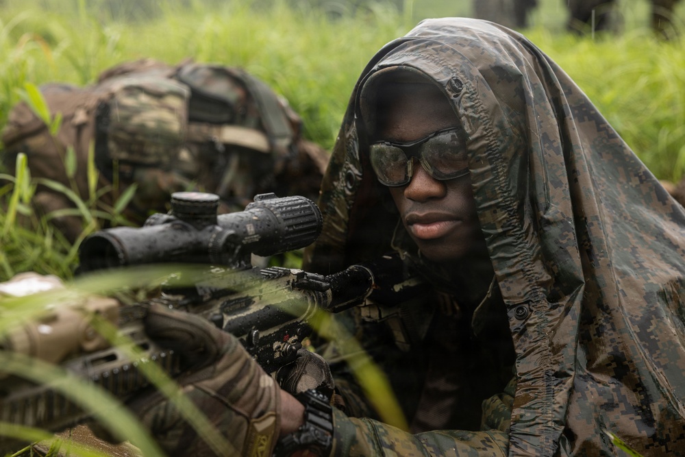 HIJUDAI MANEUVER AREA. OITA, JAPAN – U.S. Marines with 12th LCT Execute Force on Force Training during Exercise Resolute Dragon 26