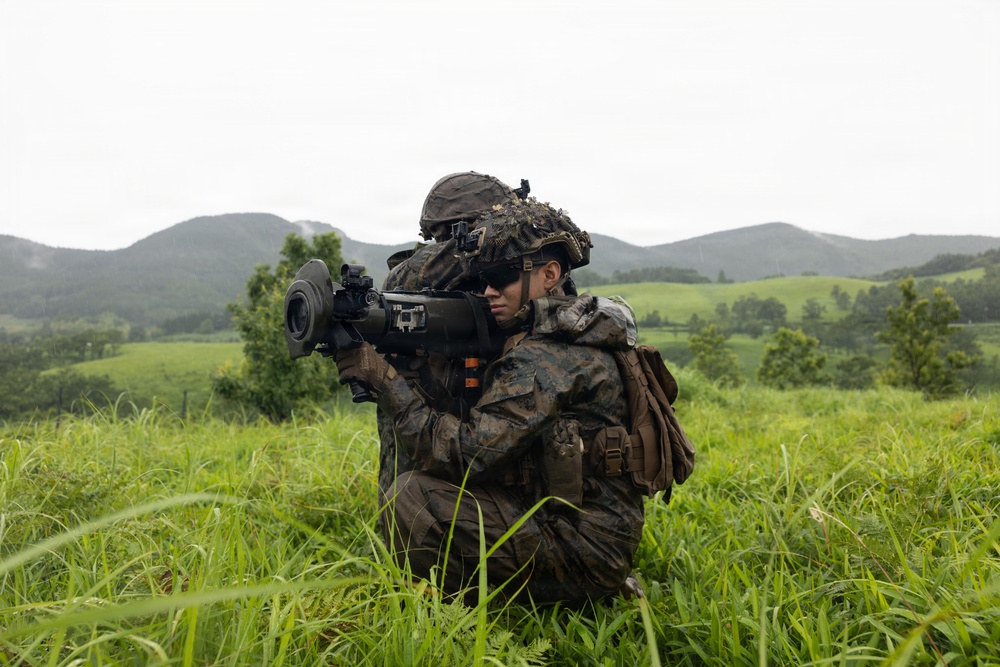 HIJUDAI MANEUVER AREA. OITA, JAPAN – U.S. Marines with 12th LCT Execute Force on Force Training during Exercise Resolute Dragon 26