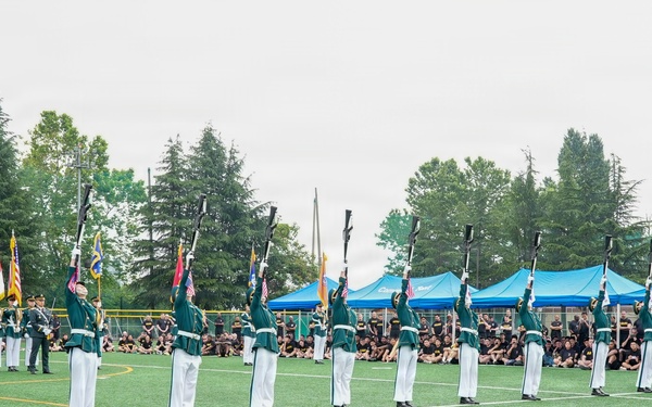 Honor guard opens the celebrations
