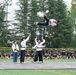 Taekwondo team performs demonstration