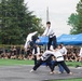 Taekwondo team performs demonstration