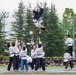 Taekwondo team performs demonstration