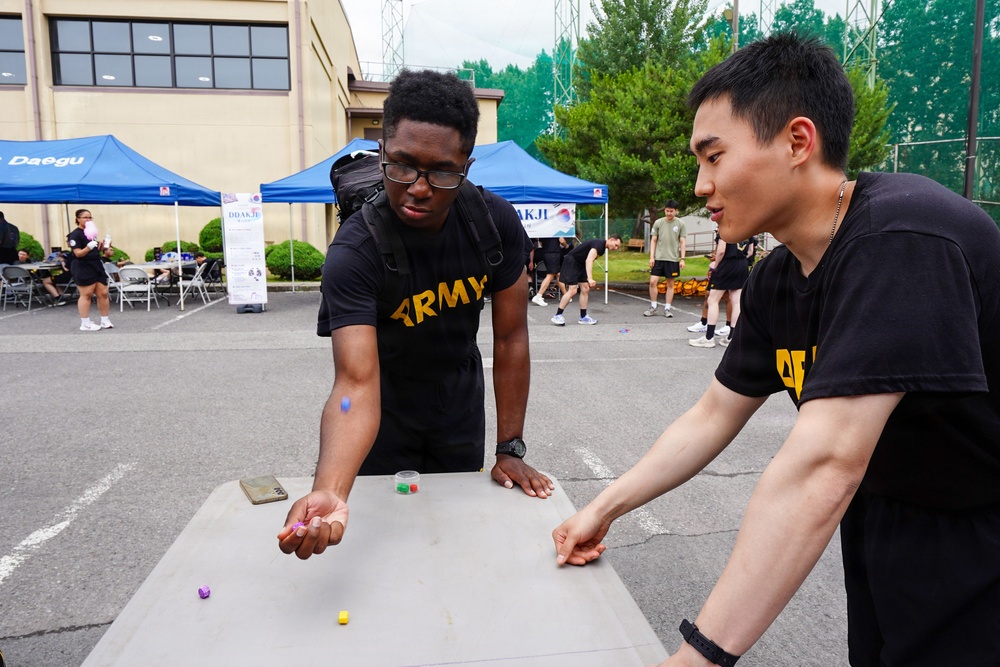 Traditional Korean games bring Soldiers together