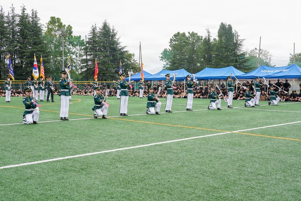 Honor guard opens the celebrations