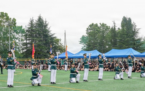 Honor guard opens the celebrations