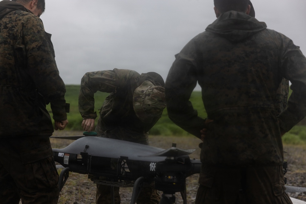 HIJUDAI MANEUVER AREA, OITA, JAPAN – U.S. Marines with 12th Marine Littoral Regiment Conduct TRUAS Operations during Exercise Resolute Dragon 26