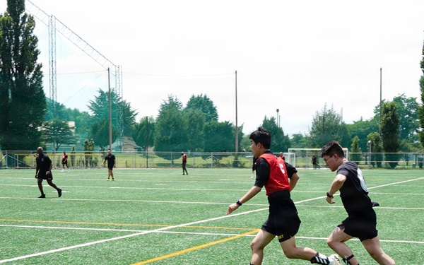 Soccer match closes out the competition