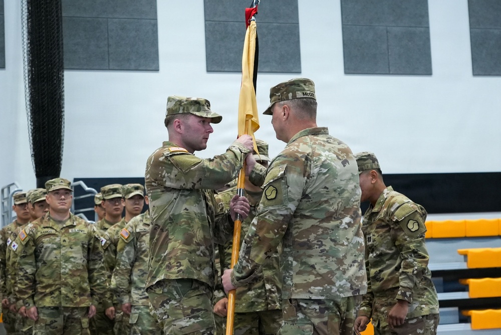 Passing the guidon to new leadership