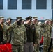 Command team honors the colors