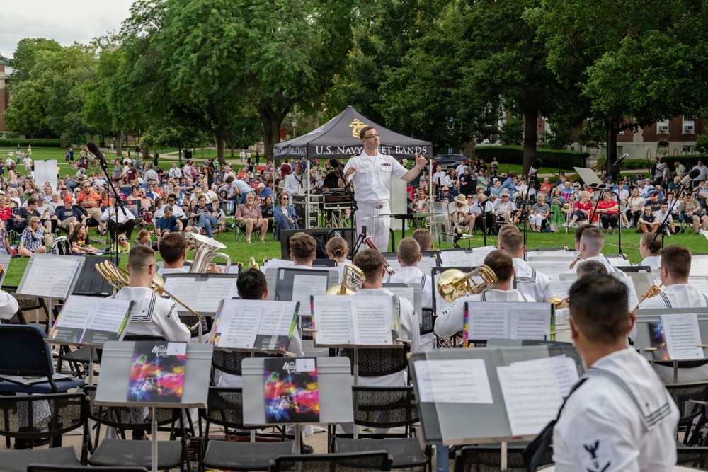 Navy Band Great Lakes and University of Illinois celebrate nation’s 250th
