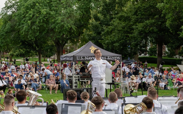 Navy Band Great Lakes and University of Illinois celebrate nation’s 250th