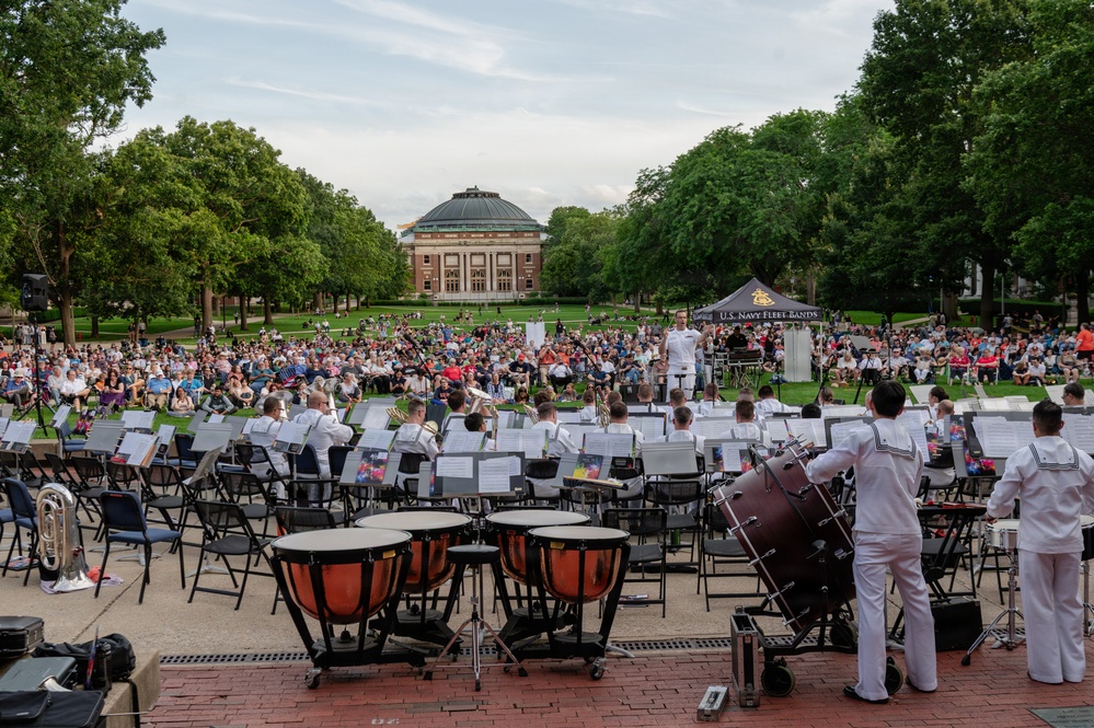 Navy Band Great Lakes and University of Illinois celebrate nation’s 250th
